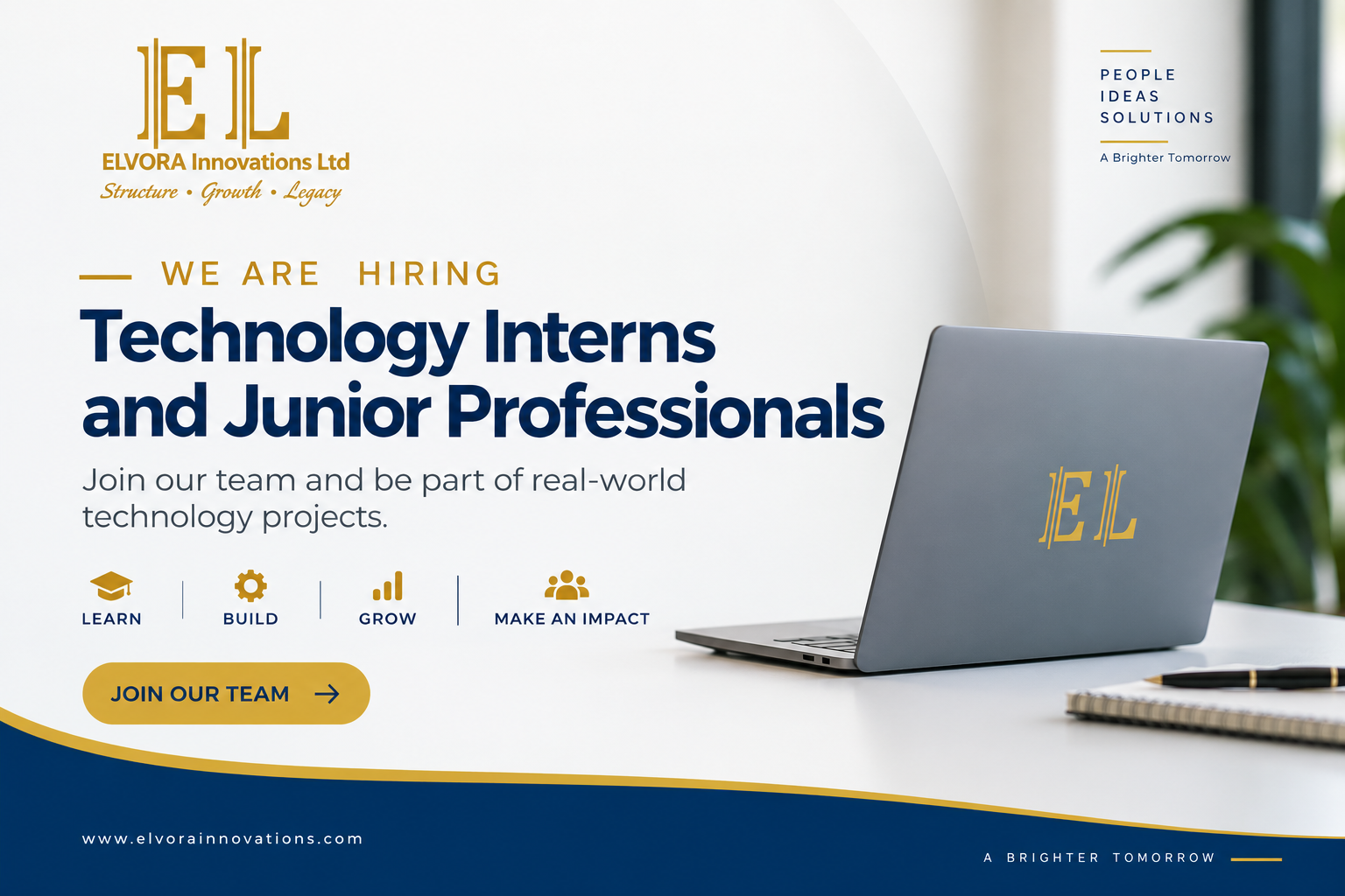 Elvora Innovations Opens Applications for Technology Interns and Junior Professionals